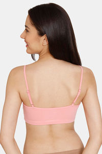 Zivame Girls Double Layered Non Wired Full Coverage Slip-on Beginner Bra (Pack of 2) - Multicolor — thumbnail 3